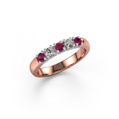 Ring Rianne 5 585 rose gold rhodolite 2.7 mm