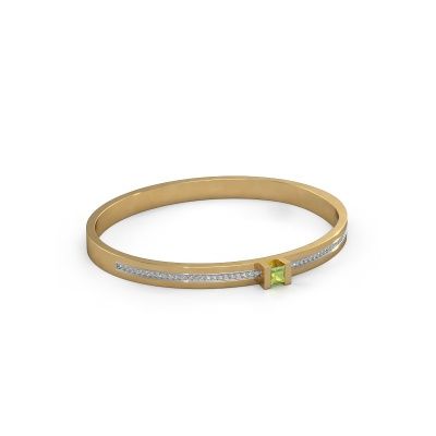 Bracelet Desire 585 gold peridot 4 mm