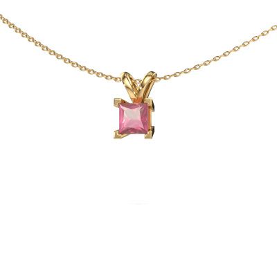 Pendant Ariane 585 gold tourmaline pink 5 mm