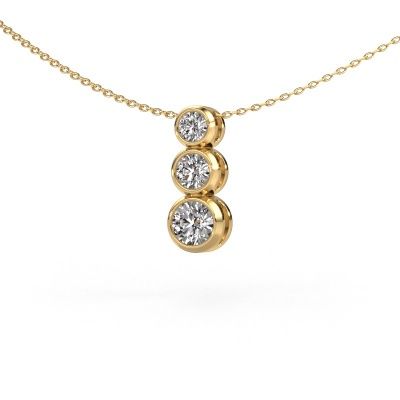 Pendant Linda 585 gold lab-grown diamond 0.90 crt