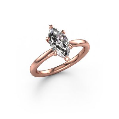 Engagement ring Simone MRQ 1 585 rose gold lab-grown diamond 1.25 crt