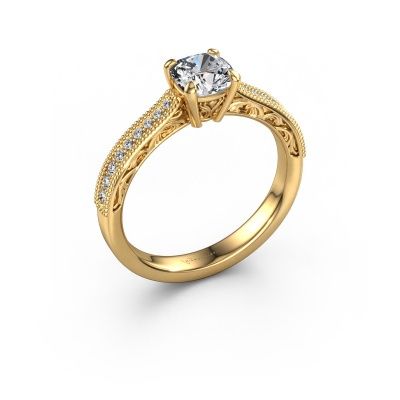 Engagement ring Shonta CUS 585 gold lab grown diamond 1.134 crt