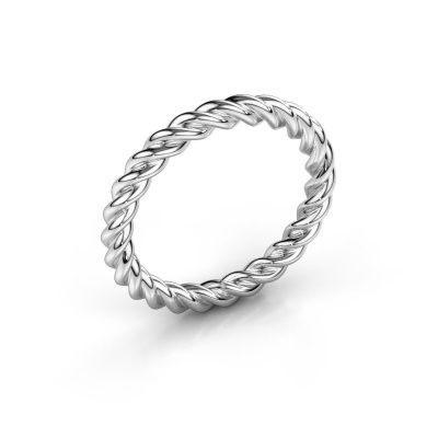 Stackable ring Lara 585 white gold