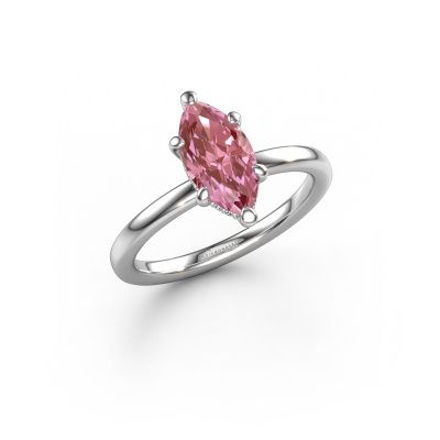 Verlobungsring Simone MRQ 2 950 Platin rosa Labordiamant 11x5.5 mm