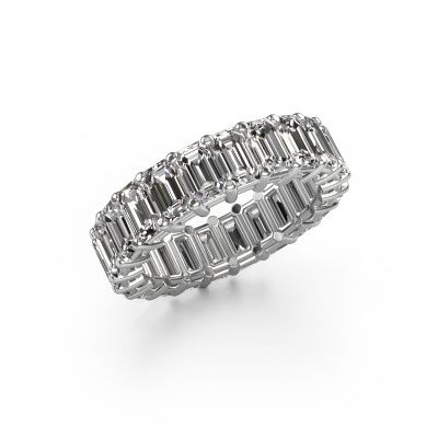 Ring Heddy EME 5x3 585 Weißgold Diamant 6.38 crt