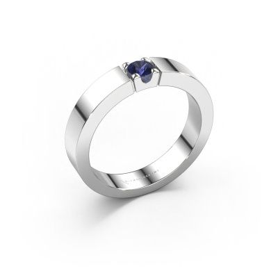 Ring Dana 1 585 white gold sapphire 3.7 mm