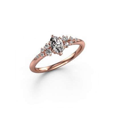 Ring Royce OVL 585 Roségold Diamant 0.40 crt