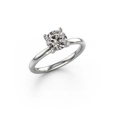Engagement ring Crystal RND 1 950 platinum diamond 1.00 crt
