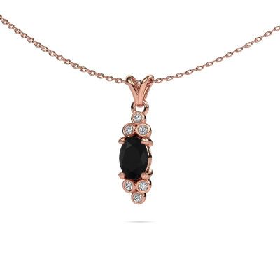 Anhänger Lucy 2 585 Roségold Schwarz Diamant 1.14 crt