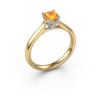 Engagement ring Mignon cus 1 585 gold citrin 5 mm