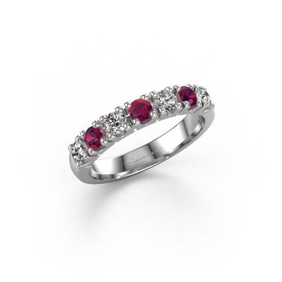 Ring Rianne 7 950 Platin Rhodolit 3 mm