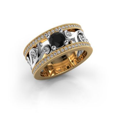 Ring Sanne 585 goud zwarte diamant 1.23 crt