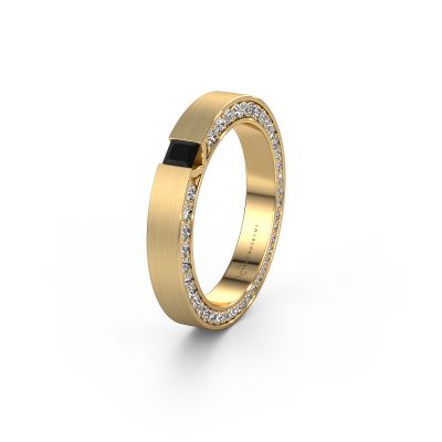 Ehering WH2140L14B 585 Gold Schwarz Diamant ±3,5x2 mm