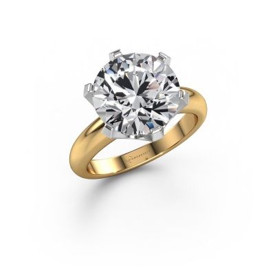 Engagement ring Tiffy 1 585 gold lab grown diamond 5.00 crt