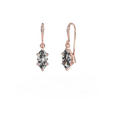 Pendants d'oreilles Laurie MRQ 2 585 or rose diamant 3.03 crt