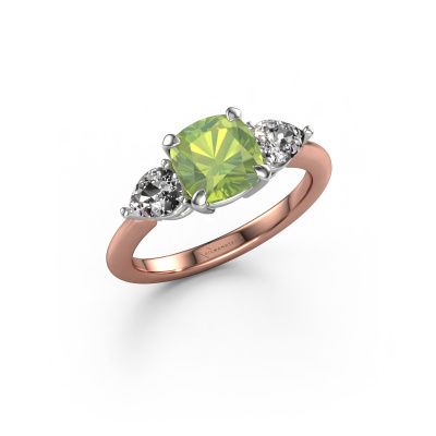 Verlobungsring Chanou CUS 585 Roségold Peridot 7 mm