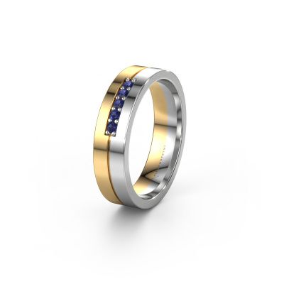 Wedding ring WH0211L15AP 585 gold sapphire ±0.20x0.07 in