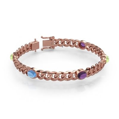 Glieder Gliederarmband Corinne 5 8mm 585 Roségold