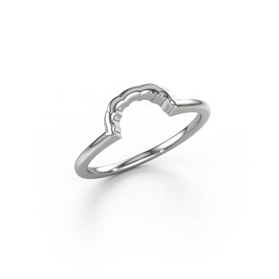 Stackable ring SRH0609C302 585 white gold