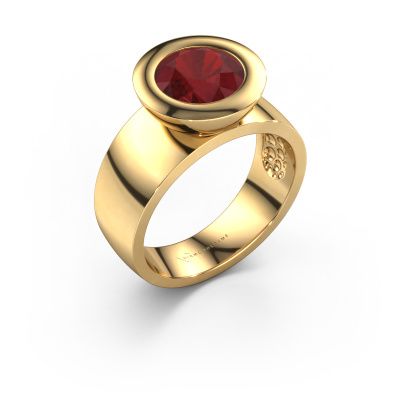 Ring Maxime 585 gold ruby 8 mm