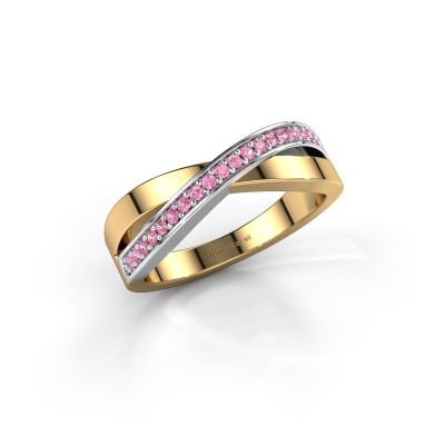 Ring Kaley 585 Gold Pink Saphir 1.2 mm
