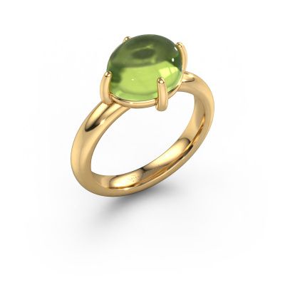 Ring Melodee 585 gold peridot 10x8 mm
