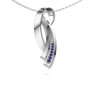 Pendant Lida 585 white gold sapphire 1 mm