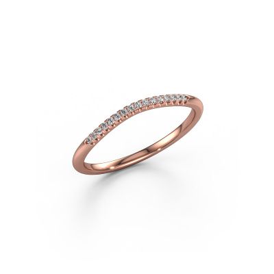 Aanschuifring SR10A2H 585 rosé goud lab-grown diamant 0.08 crt