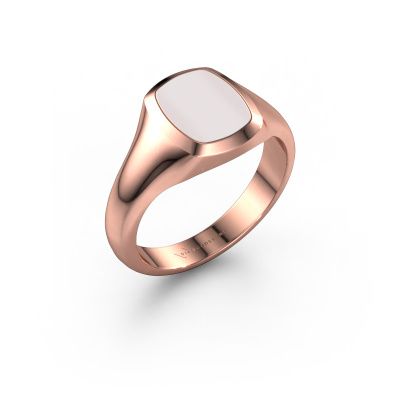 Signet ring Zelda 585 rose gold red sardonyx 10x8 mm