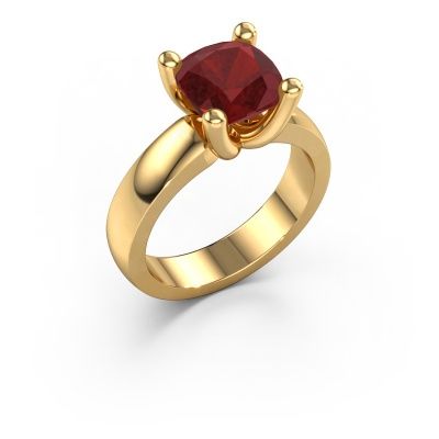 Ring Clelia CUS 585 gold ruby 8 mm