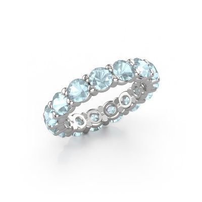 Ring Heddy rnd 4.2 585 white gold aquamarine 4.2 mm