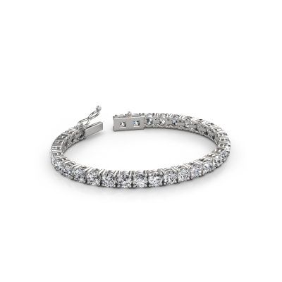 Tennis bracelet Shirley 5.0 diamond 585 white gold 15.50 crt