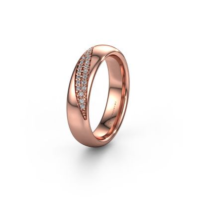 Ehering WH2025L 585 Roségold Lab-grown Diamant ±5x2.2 mm