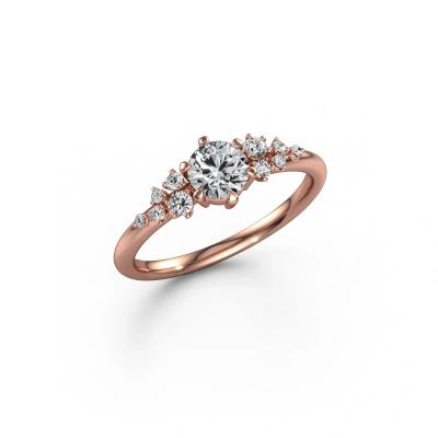 Verlobungsring Royce RND 585 Roségold Lab-grown Diamant 0.50 crt