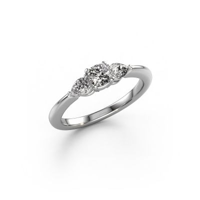 Engagement ring Chanou CUS 585 white gold diamond 0.75 crt