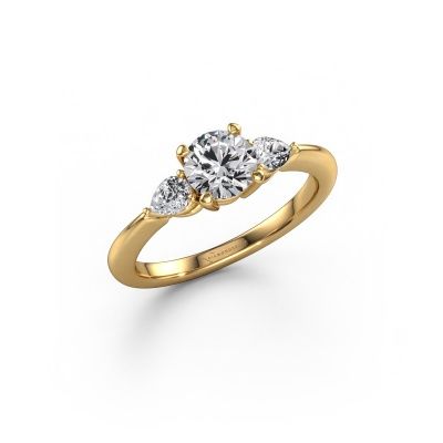 Engagement ring Chanou RND 585 gold diamond 1.120 crt