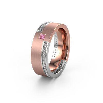 Ehering WH2048L17DM 585 Roségold Pink Saphir ±7x2.4 mm