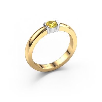 Ring Yasmin 1 585 Gold Gelb Saphir 4 mm
