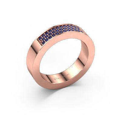 Ring Lindsey 1 585 Roségold Saphir 1.1 mm