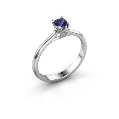 Engagement ring Isa 1 950 platinum sapphire 4 mm