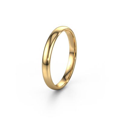 Trouwring WH0100M33XP 585 goud ±3x1.4 mm