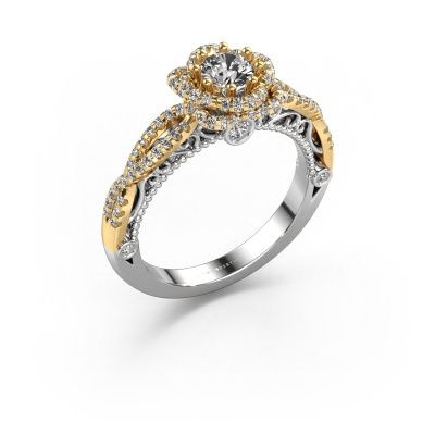 Verlobungsring Lysanne 585 Weißgold Diamant 0.750 crt