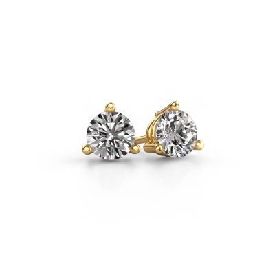 Stud earrings Somer 585 gold diamond 1.00 crt