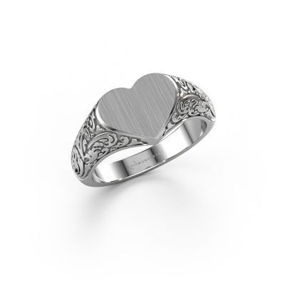Signet ring Jaye 585 white gold