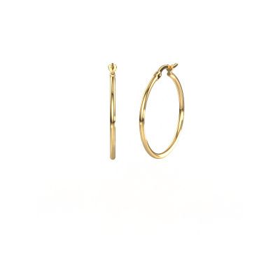 Hoop earrings Gala 23mm 585 gold