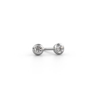 Stud earrings Shemika 950 platinum diamond 0.20 crt