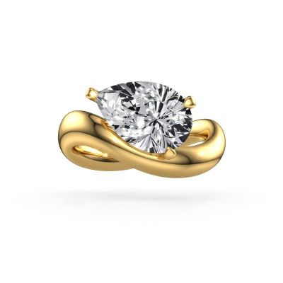Engagement ring Chloe PER 585 gold lab grown diamond 3.00 crt