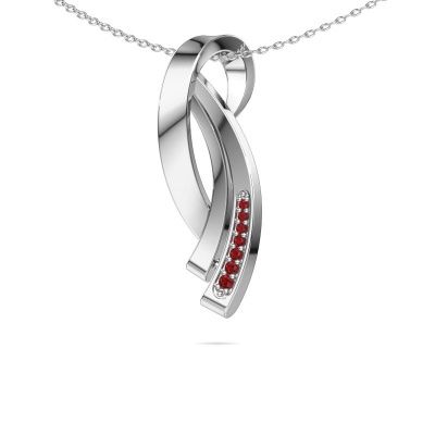 Pendant Lida 585 white gold ruby 1 mm