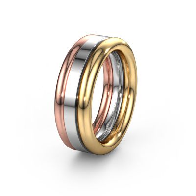 Bague d'amitié WH6018M 585 or jaune ±8x2.8 mm