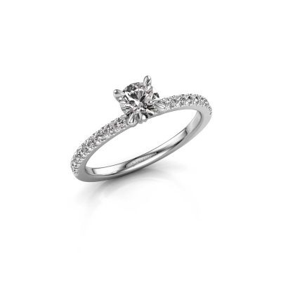 Engagement ring Crystal rnd 2 585 white gold lab-grown diamond 0.680 crt